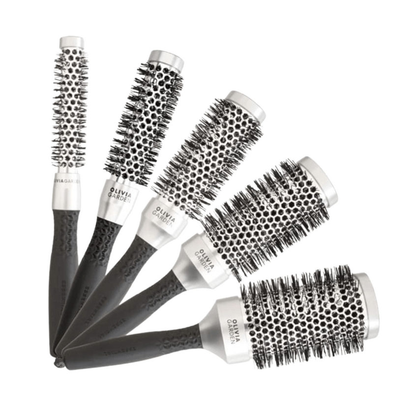 Olivia Garden Essential Blowout Classic Silver - Kit 5 perii