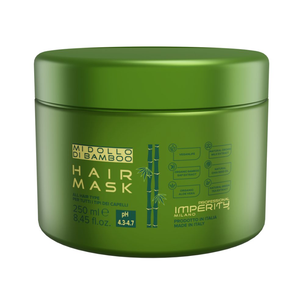 Imperity Professional – Mască de păr organică Midollo Di Bamboo 250 ml .