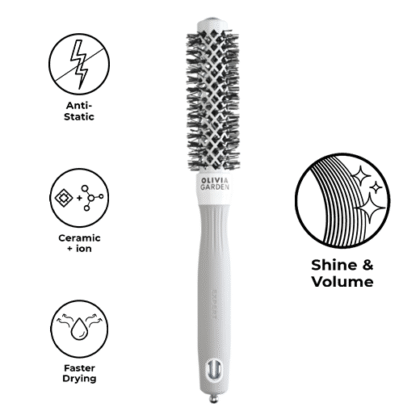 Olivia Garden - Perie Expert Blowout Shine White&Grey 20
