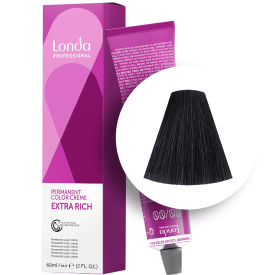 Vopsea permanentă Londa Professional Londacolor 2/0, 60 ml