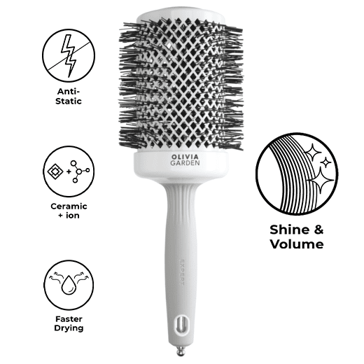 Olivia Garden – Perie Expert Blowout Shine White&Grey 65
