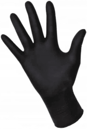 Zarys EasyCare mănuși nitrilice negre fără pudră mărimea M x 100 buc - imagine 2